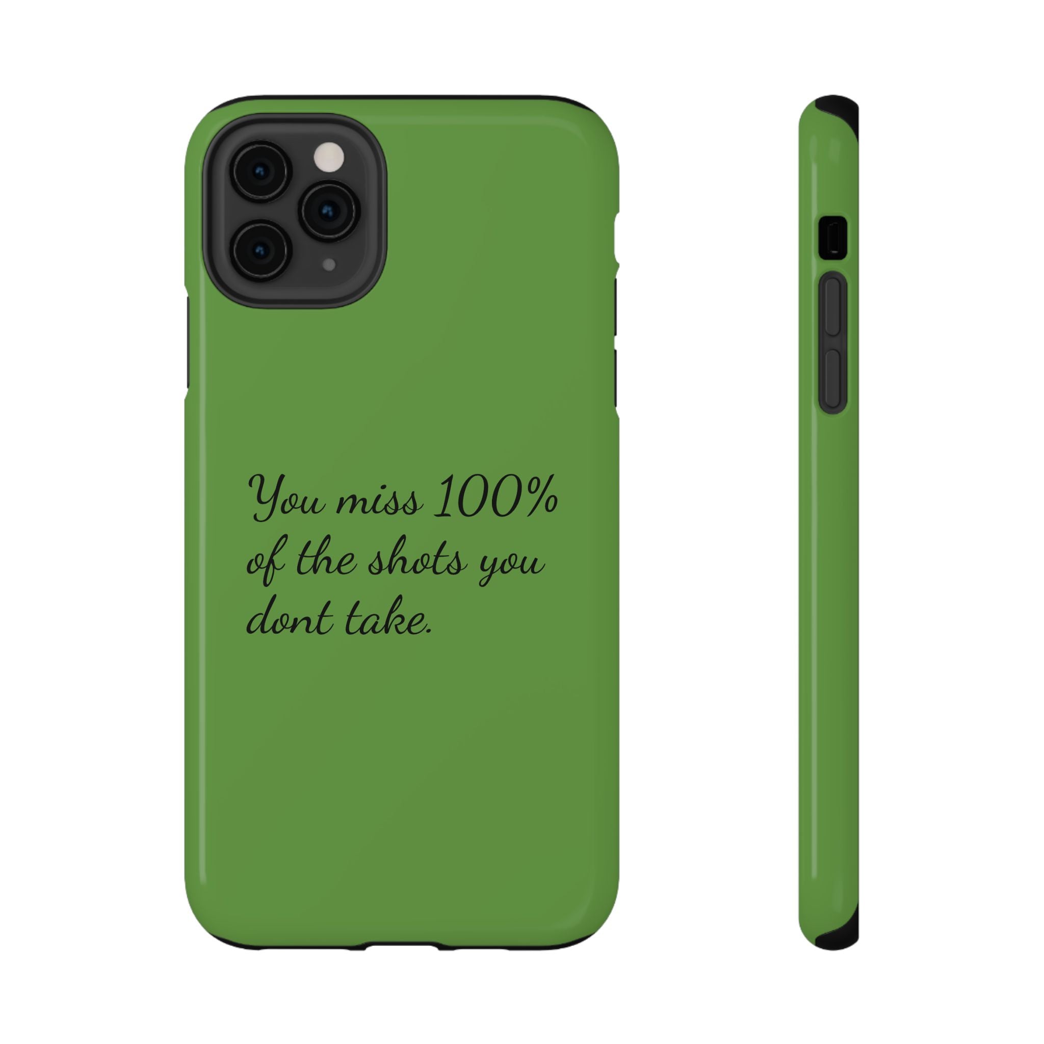 You miss 100% of the shots you don't take Impact-Resistant Cases