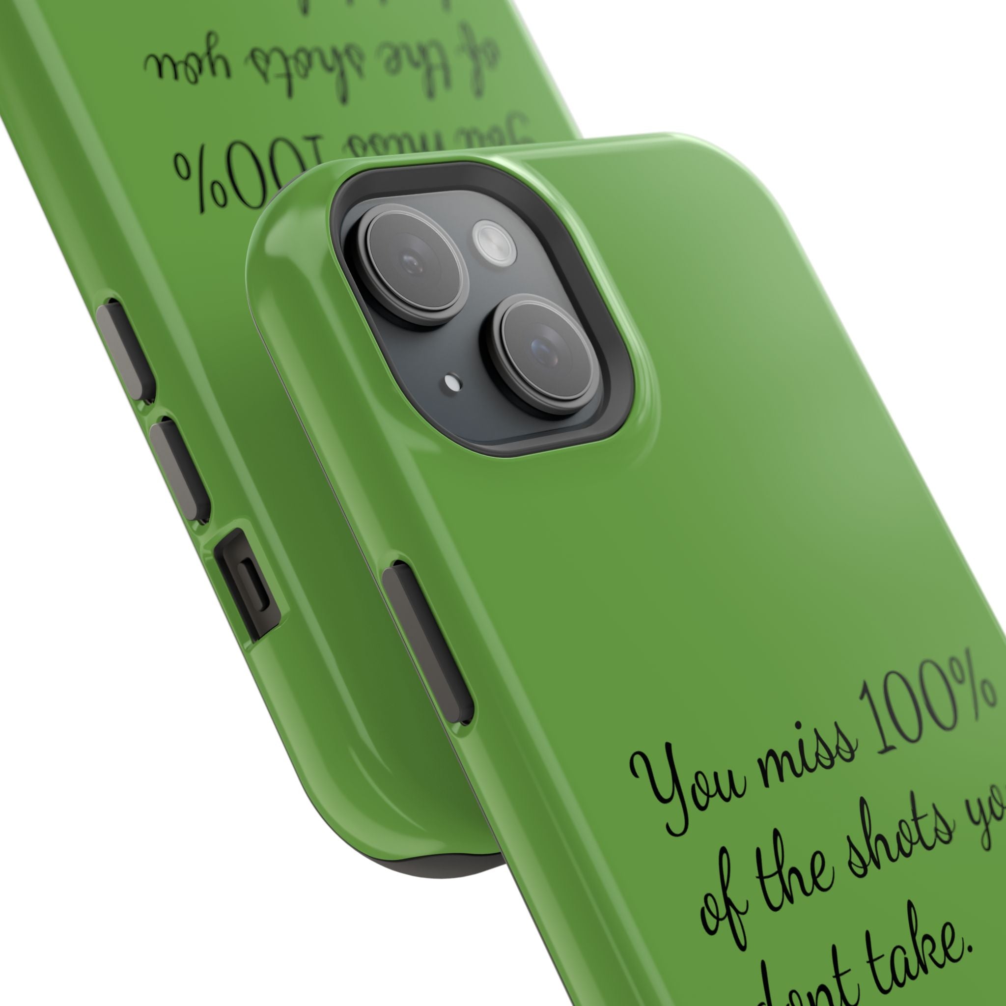 You miss 100% of the shots you don't take Impact-Resistant Cases