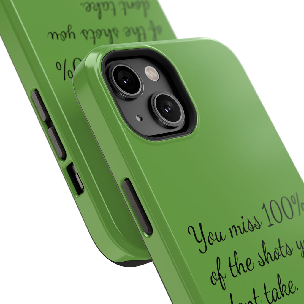 You miss 100% of the shots you don't take Impact-Resistant Cases