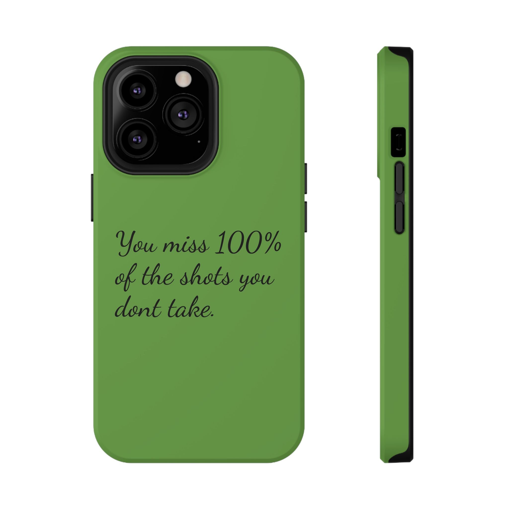 You miss 100% of the shots you don't take Impact-Resistant Cases