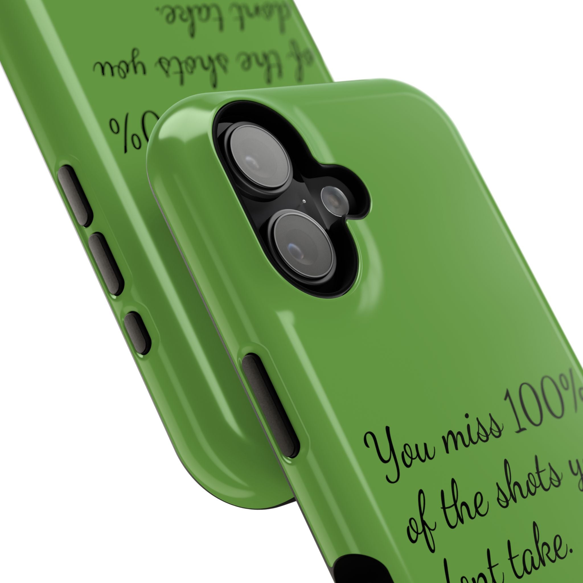 You miss 100% of the shots you don't take Impact-Resistant Cases