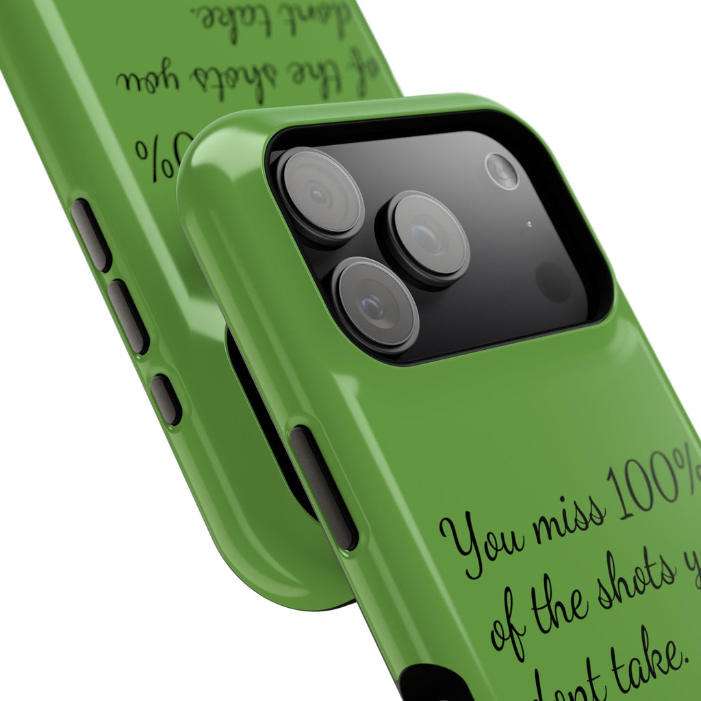 You miss 100% of the shots you don't take Impact-Resistant Cases