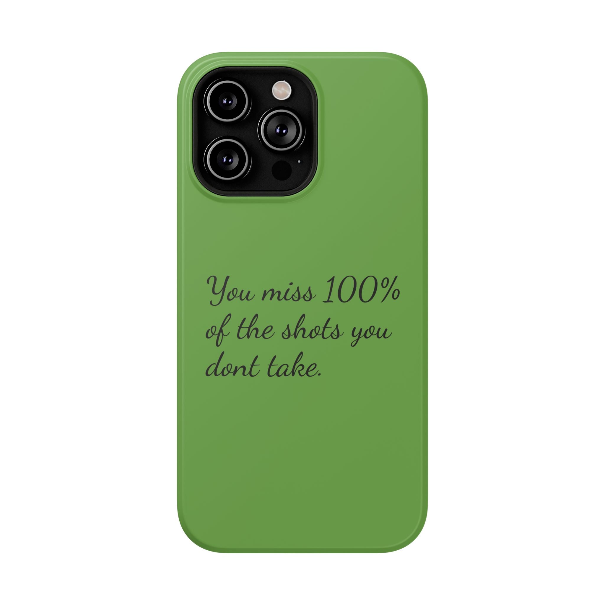 You miss 100% of the shots you don't take Impact-Resistant Cases