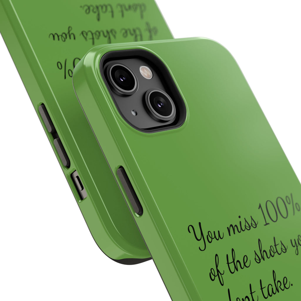 You miss 100% of the shots you don't take Impact-Resistant Cases