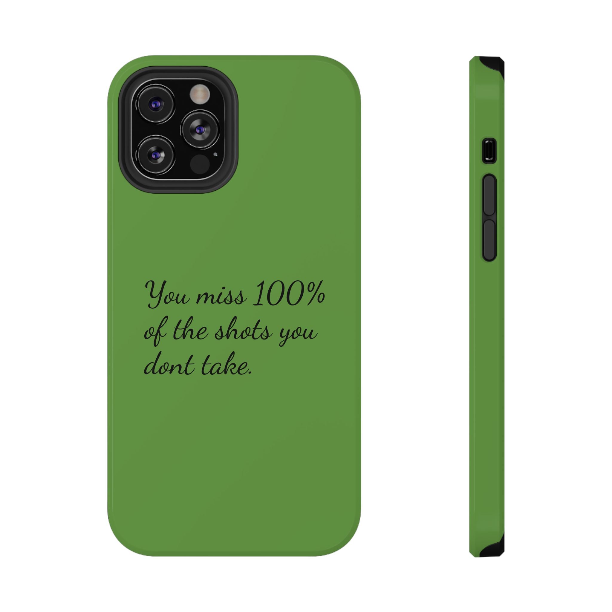 You miss 100% of the shots you don't take Impact-Resistant Cases