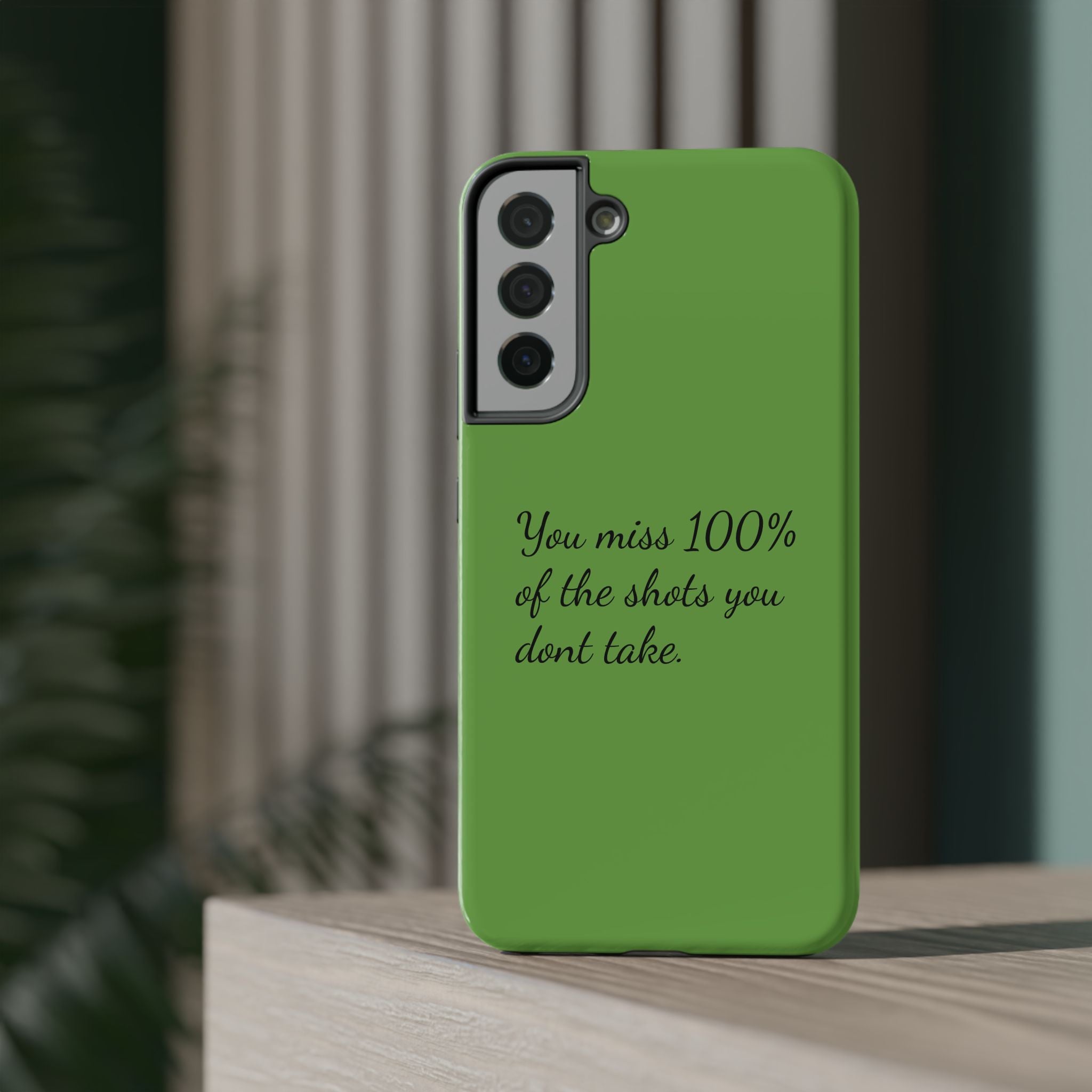 You miss 100% of the shots you don't take Impact-Resistant Cases